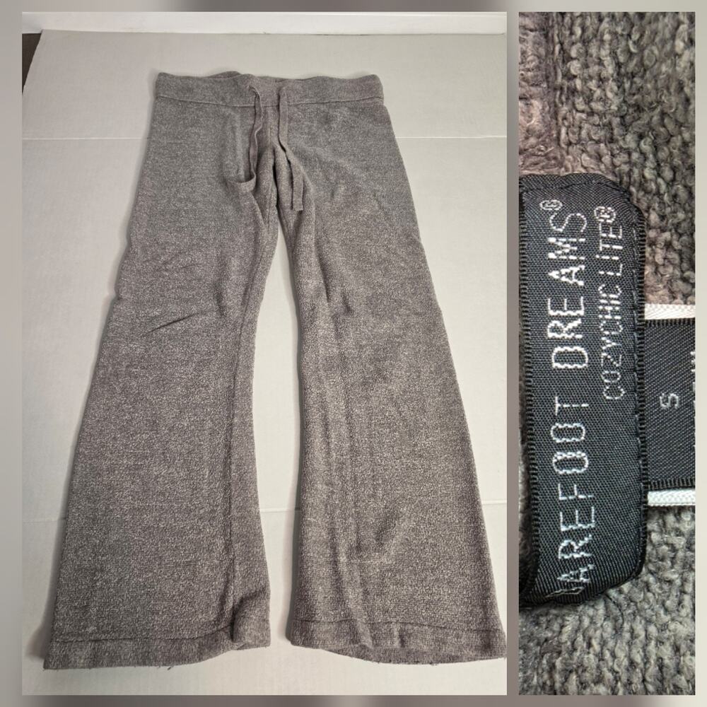 Barefoot Dreams CozyChic Lite Pants Women S Gray Style 481 Wide Leg Lounge